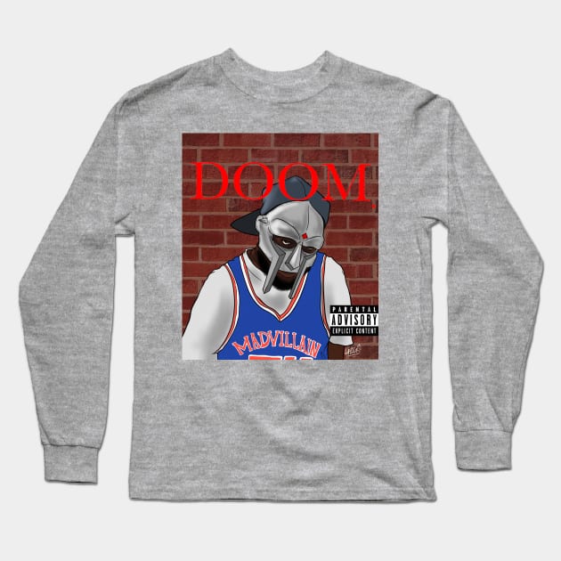 DAMN DOOM Long Sleeve T-Shirt by TheDopestRobot